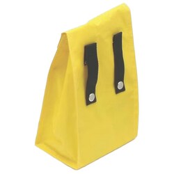 MSC&nbsp;Miller Half Face Respirator Pouch, Nylon/Vinyl, Hook and Loop, 1 ea