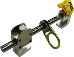 MSC&nbsp;Miller Shadow&trade; Adjustable Beam Anchor, Stainless Steel and Aluminum, 12 in. to 24 in. Flange, 1 ea.