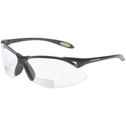 MSC&nbsp;Uvex Reading Magnifier Safety Glasses, Semi-Rimless, Clear Lens, +2.00 Diopter, 1 ea