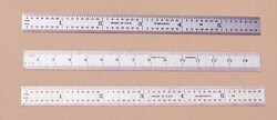 MSC&nbsp;PEC Tools Flexible Steel Rule, Stainless Steel, 24 in., 3R Graduation, 1 ea.