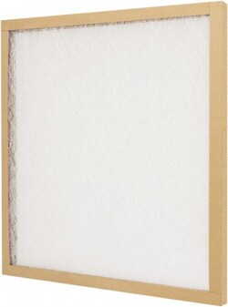 MSC&nbsp;PrecisionAire Panel Air Filter, MERV 4, Fiberglass, 10 in x 25 in x 1 in, 12/Pk.