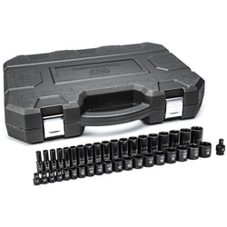 MSC&nbsp;GEARWRENCH 39-Piece Impact Socket Set, 1/2 in. Drive, 6-Point, SAE, 39/Pk.