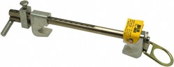 MSC&nbsp;Honeywell Miller Shadow Beam Anchor, Stainless Steel, 12 to 24 in. Flange, 1 ea
