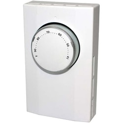 MSC&nbsp;King Electric Line Voltage Wall Thermostat, 22 A, 120-240 V, 41&deg;F to 90&deg;F, 1 ea