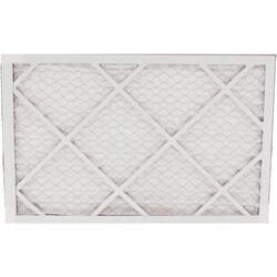 MSC&nbsp;PRO-SOURCE Pleated Air Filter, MERV 8, Synthetic Media, 21 in. x 21 in. x 1 in., 1 ea.