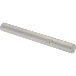MSC&nbsp;SPI Class ZZ Minus Plug Gage, Steel, 0.2110 in. Diameter, 1 ea.