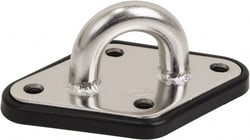 MSC&nbsp;Ronstan Pad Eye, 316 Stainless Steel, 4,400 Lbs. Load, 1 ea.