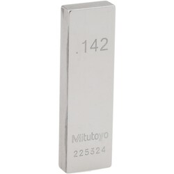 MSC&nbsp;Mitutoyo Rectangle Gage Block, Steel, 0.21 in., Grade 0, 1 ea.