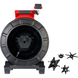 MSC&nbsp;Milwaukee Tool Pipeline Inspection Reel, 120 ft., Mid-Stiff, Self-Leveling, 1 ea.