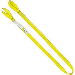 MSC&nbsp;Liftex Pro-Edge Polyester Web Sling, 2 Ply, 2 in. x 4 ft., Flat Eyes, 1 ea.