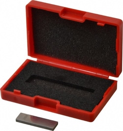 MSC&nbsp;Value Collection Rectangular Steel Gage Block, 0.1008 in., AS-1, 1 ea.