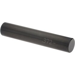 MSC&nbsp;SPI Swiss Precision Instruments Class ZZ Minus Pin Gage, 0.372 in. Diameter, Black Oxide, 1 ea