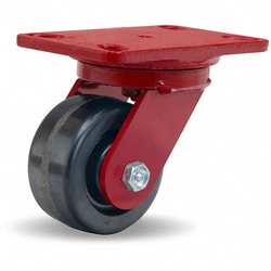 MSC&nbsp;Hamilton Swivel Top Plate Caster, Phenolic, 4 in. Wheel, 800 lb. Capacity, 1 ea.