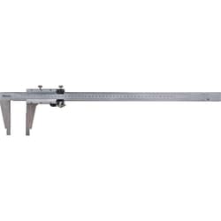 MSC&nbsp;Mitutoyo Vernier Caliper, Hardened Stainless Steel, 0 to 450 mm, 0.02 mm Graduation, 1 ea