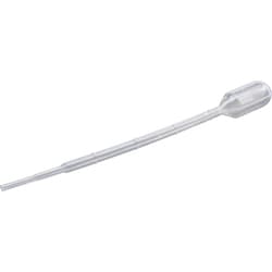 MSC&nbsp;Globe Scientific Transfer Pipette, 3 mL, Graduated, LDPE, 500/Pk.