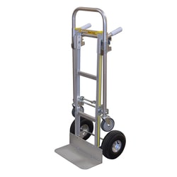 MSC&nbsp;Milwaukee Hand Truck Convertible Hand Truck, Aluminum, 800 lb. Capacity, 1 ea.