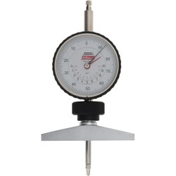 MSC&nbsp;SPI Dial Depth Gage, 0 in. to 7 in. Range, 0.01 mm Reading, 1 ea.