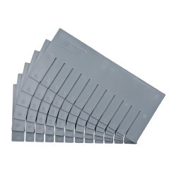 MSC&nbsp;Quantum Storage Short Divider, Polypropylene, 20.3 cm Width, 6/Pk.