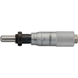 MSC&nbsp;Mitutoyo 149 Micrometer Head, 0 to 0.5 in. Range, 0.001 in. Graduation, Spherical Spindle, 1 ea.
