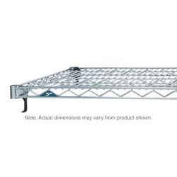 MSC&nbsp;Metro Super Adjustable Super Erecta Wire Shelf, Steel, Chrome Plated, 24 in. x 42 in., 1 ea.