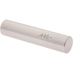 MSC&nbsp;SPI Class ZZ Minus Plug Gage, 0.4460 in. Diameter, Steel, 1 ea.