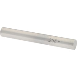 MSC&nbsp;SPI Plug Gage, Class ZZ, Steel, 0.2580 in. Diameter, 1 ea.