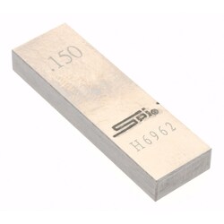 MSC&nbsp;SPI Swiss Precision Instruments Rectangular Gage Block, Steel, Grade AS-1, 0.15000 in., 1 ea.