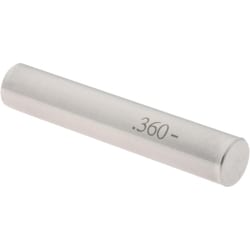 MSC&nbsp;SPI Class ZZ Minus Plug Gage, Steel, 0.3600 in. Diameter, 1 ea.