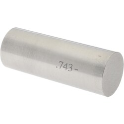 MSC&nbsp;SPI Plug and Pin Gage, Class ZZ Minus, Steel, 0.7430 in. Diameter, 1 ea