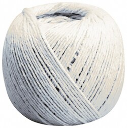 MSC&nbsp;Made in USA Cotton Twine Ball, 8 Ply, Natural, 2469 ft., 1 ea.