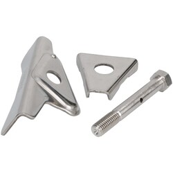 MSC&nbsp;Albion Cam Brake, Stainless Steel, Short Pedal, 1 ea