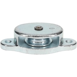 MSC&nbsp;Value Collection Side Mount Guidance Pulley, Malleable Iron, Galvanized, 1-1/8 in. Outside Dia, 1 ea
