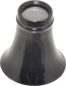 MSC&nbsp;Bausch and Lomb Loupe, 10x Magnification, 0.6 in. Glass Lens, 1 ea.