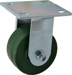 MSC&nbsp;Albion Rigid Top Plate Caster, Polyurethane, 4 in, 1,000 lb, 1 ea