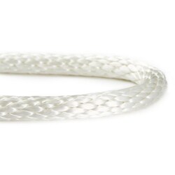 MSC&nbsp;Cwc Solid Braid Nylon Rope, 1/8 in., White, 50 ft.