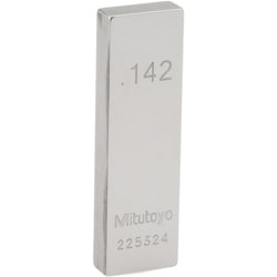 MSC&nbsp;Mitutoyo Rectangle Gage Block, Steel, 0.128 in., AS-1, 1 ea.