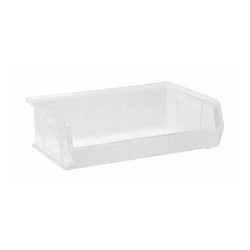 MSC&nbsp;Quantum Storage Systems Storage Bin, Tri-Clear Polypropylene, 16.5 in. x 10.9 in. x 5 in., 6/Pk.