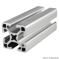 MSC&nbsp;80/20 Inc. T-Slotted Aluminum Extrusion, 15 Series, 1.5 in. x 1.5 in., 72 in., 1 ea.