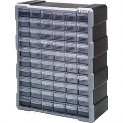 MSC&nbsp;Quantum Storage Systems Drawer Cabinet, 60 Drawers, Polypropylene, 1 ea