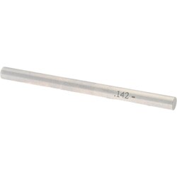 MSC&nbsp;SPI Plug and Pin Gage, Steel, Class ZZ Minus, 0.1420 in. Diameter, 1 ea.