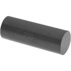 MSC&nbsp;SPI Plug and Pin Gage, Class ZZ, 0.7180 in., Black Oxide, 1 ea