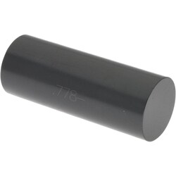 MSC&nbsp;SPI Class ZZ Minus Plug Gage, Black Oxide, 0.7780 in., 1 ea.