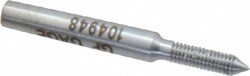 MSC&nbsp;GF Gage Thread Plug Gage, #2-64, 2B and 3B Class, Single End, Go, 1 ea