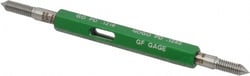 MSC&nbsp;GF Gage Thread Plug Gage, #6-40, 2B, Double End, 1 ea