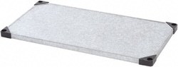 MSC&nbsp;Quantum Storage Wire Shelf, Galvanized Steel, 14 in. x 72 in., 800 lb. Capacity, 1 ea.