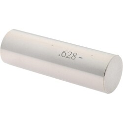 MSC&nbsp;SPI Plug and Pin Gage, Steel, 0.6280 in. Diameter, Class ZZ Minus, 1 ea.