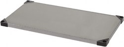 MSC&nbsp;Quantum Storage Systems Solid Shelving Shelf, 304 Stainless Steel, 24 in. x 60 in., 1 ea.