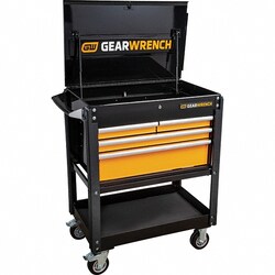 MSC&nbsp;GEARWRENCH Utility Tool Cart, 4-Drawer, Steel, 650 lb. Capacity, 1 ea.