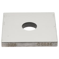 MSC&nbsp;Value Collection Square Steel Gage Block, 0.1003 in., Grade 0, 1 ea.