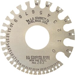 MSC&nbsp;STARRETT WIRE GAGE
